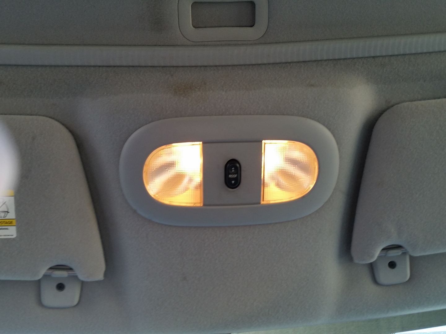 04 F150 Overhead reading light (dome) housing replacement Ford Bronco